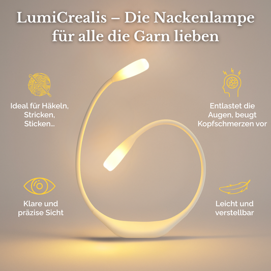 LumiCrealis – Ihre Nackenlampe fürs Handarbeiten