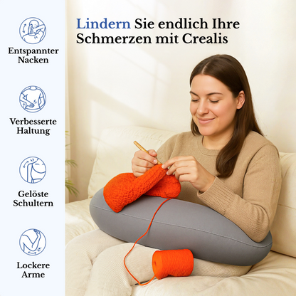 Ergonomisches Crealis-Kissen – Ihr Komfort-Verbündeter für kreative Momente