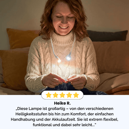 LumiCrealis – Ihre Nackenlampe fürs Handarbeiten
