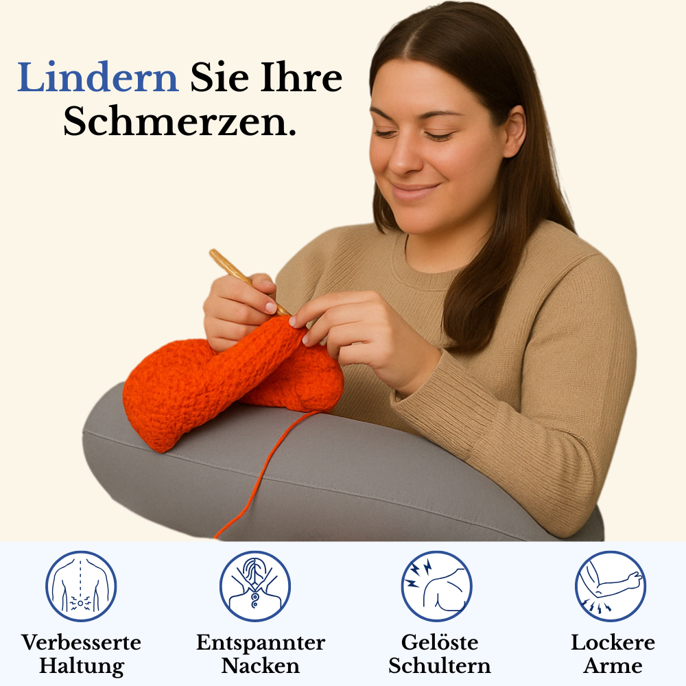 Ergonomisches Crealis-Kissen – Ihr Komfort-Verbündeter für kreative Momente