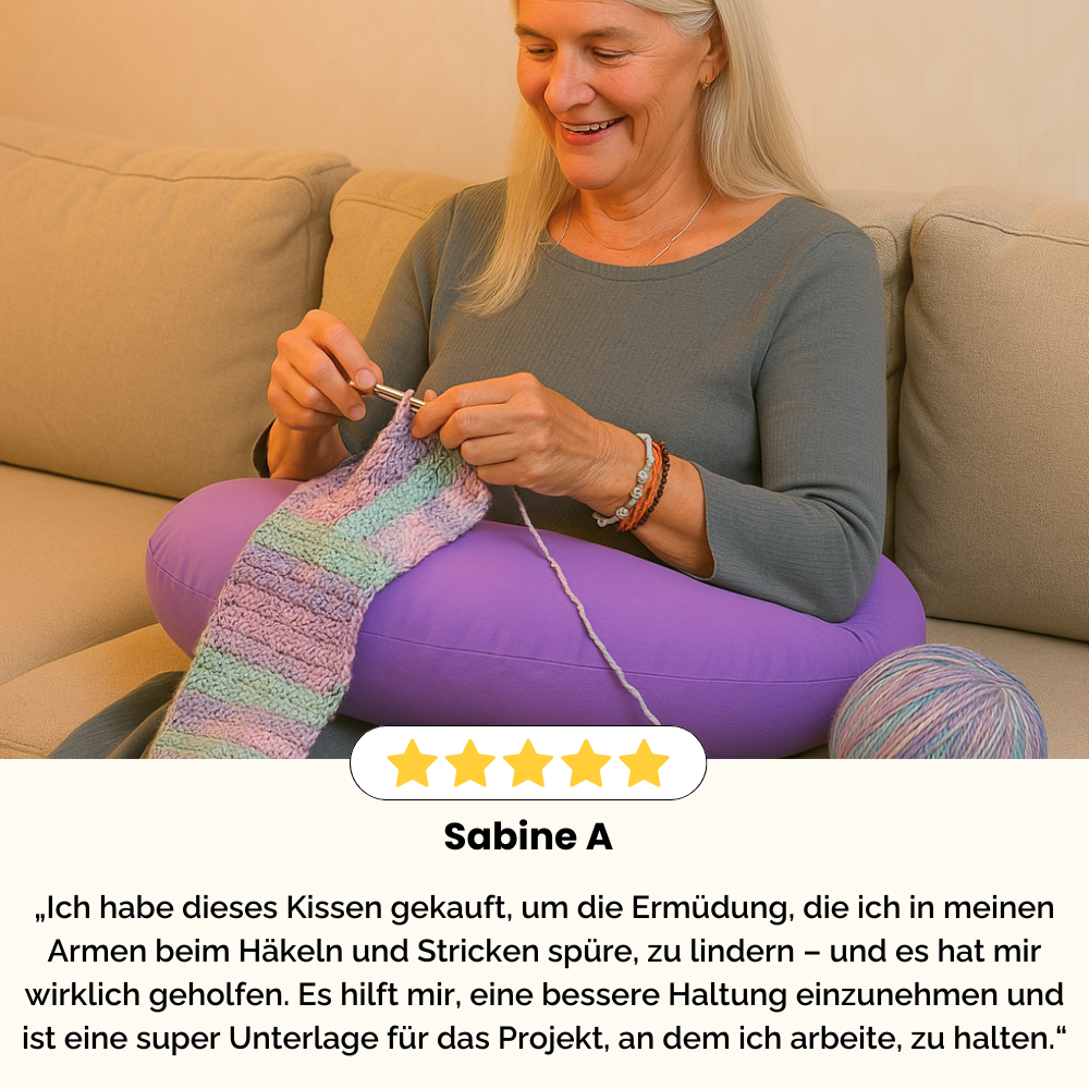 Ergonomisches Crealis-Kissen – Ihr Komfort-Verbündeter für kreative Momente