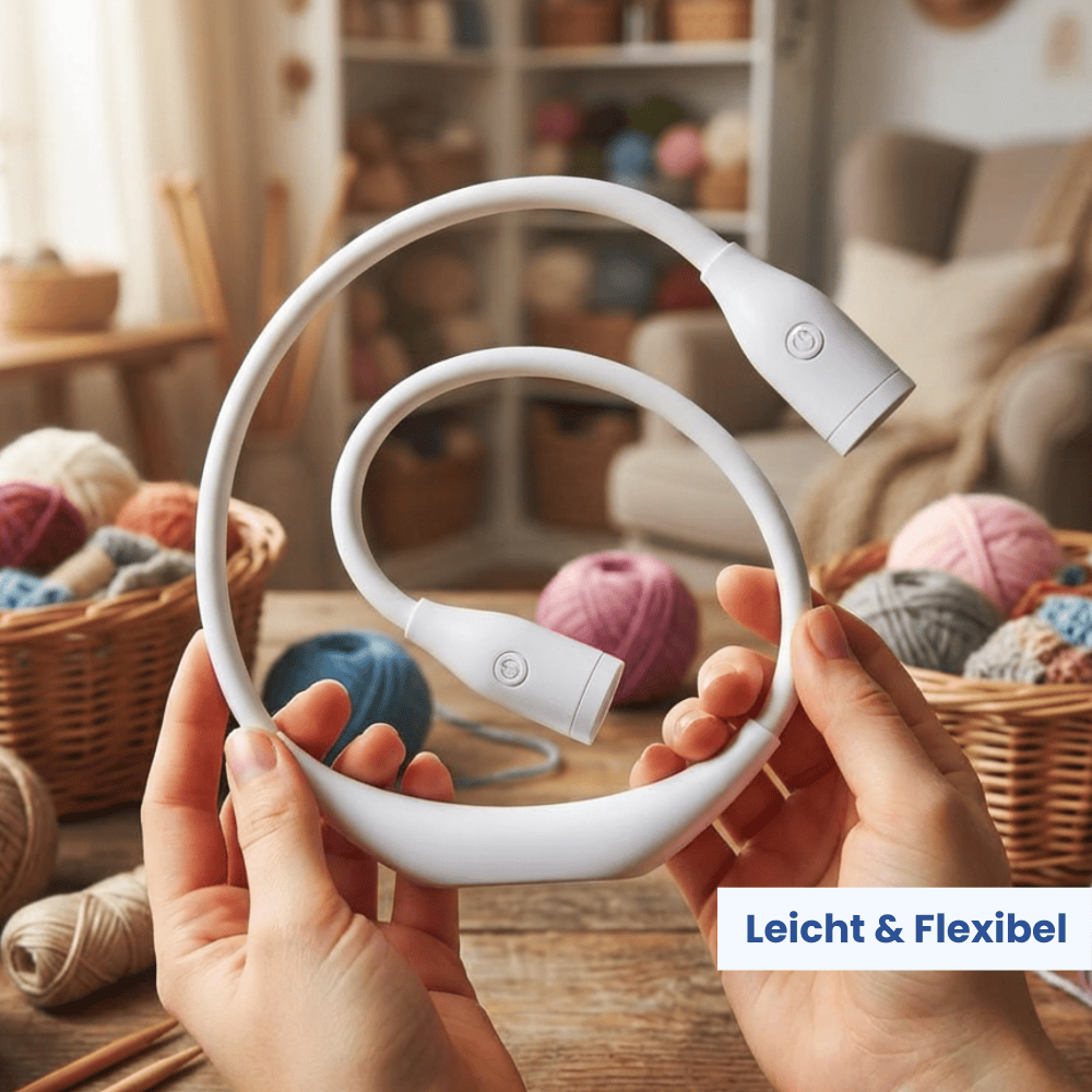 LumiCrealis – Ihre Nackenlampe fürs Handarbeiten