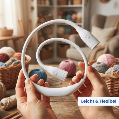 LumiCrealis – Ihre Nackenlampe fürs Handarbeiten